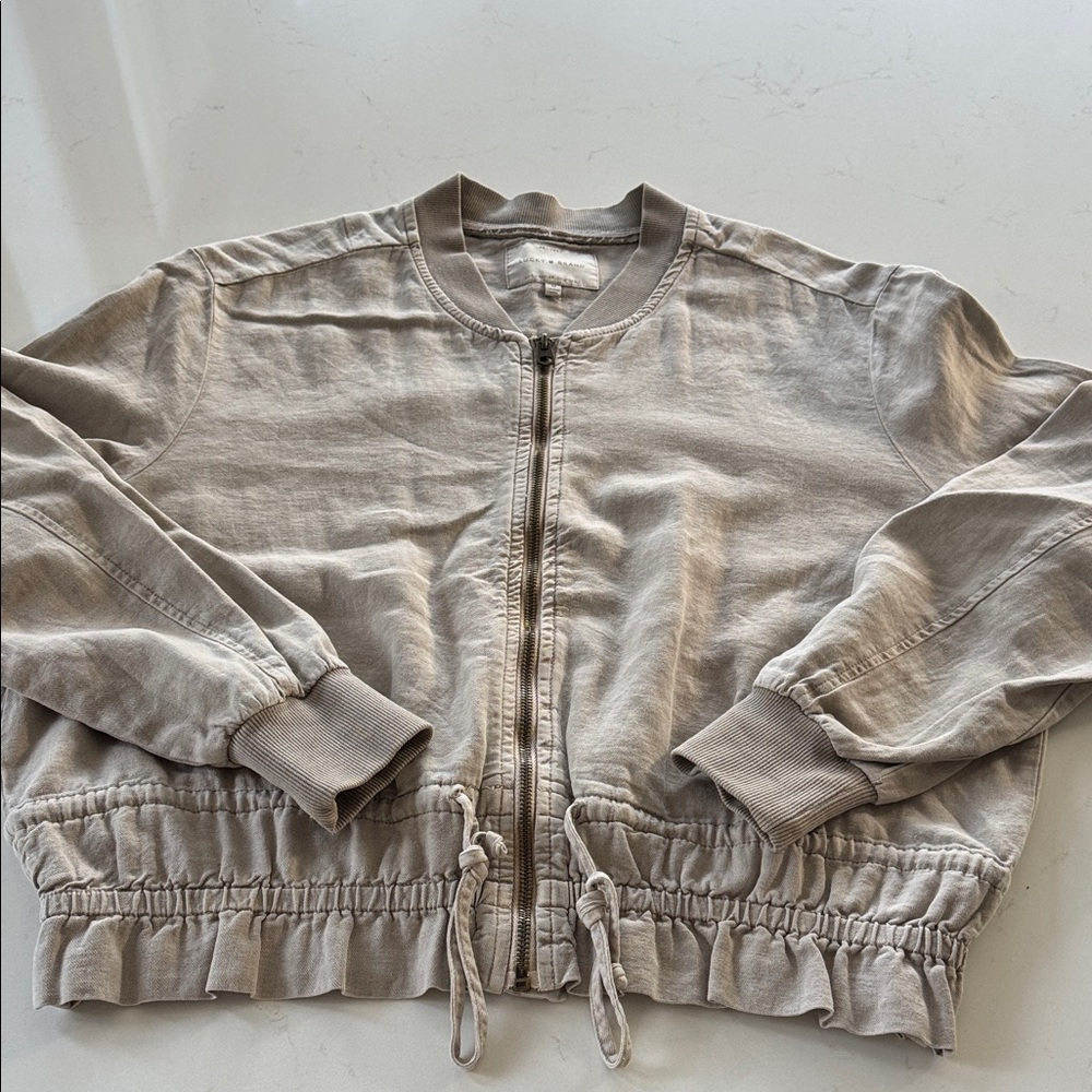Lucky Brand Tan Bomber Jacket